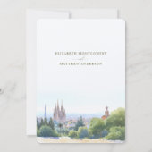 カタルーニャのチャーム バルセロナ お知らせカード 招待状 (裏面)