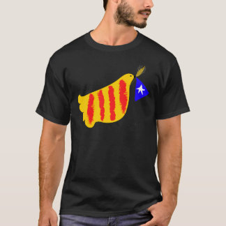カタルーニャの愛国的カタルーニャ Tシャツ