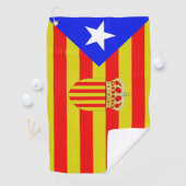 カタルーニャの旗 ゴルフタオル (インサイチュ)