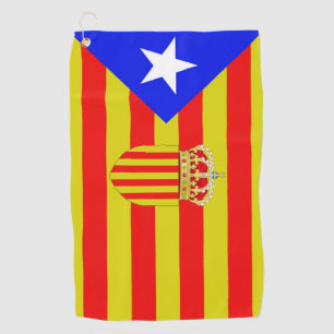 カタルーニャの旗 ゴルフタオル