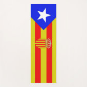 カタルーニャの旗 ヨガマット (正面)