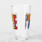 カタルーニャの独立 タンブラーグラス (左)
