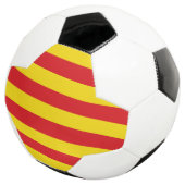 カタルーニャ国旗を掲げた愛国的なサッカーボール サッカーボール (3/4)