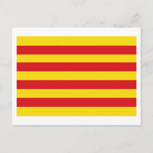 カタルーニャ国旗 ポストカード