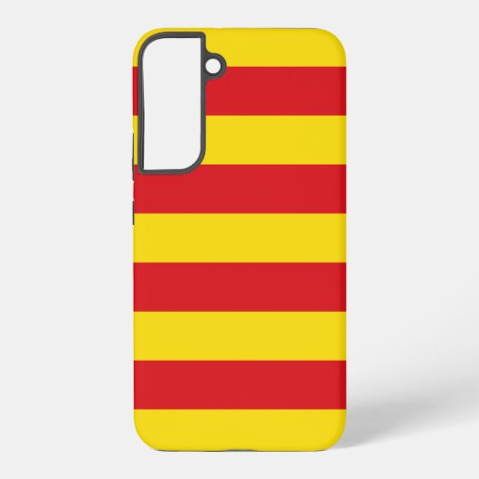 カタルーニャ州旗 Samsung Galaxy S22 Plus カバー (裏面)