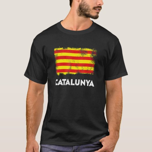 カタルーニャ州旗 Tシャツ (正面)