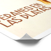 カタルーニャ・スペインのヴィンテージ旅行 ポスター (角)