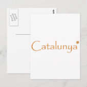 カタルーニャ ポストカード (正面/裏面)