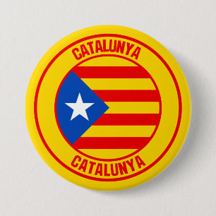 カタルーニャ·ラウンド·エンブレム 缶バッジ