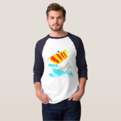 カタルーニャ 平和と自由, カタルーニャ平和の鳩 Tシャツ (正面フル)