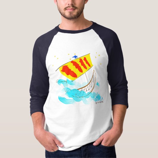 カタルーニャ 平和と自由, カタルーニャ平和の鳩 Tシャツ (正面)
