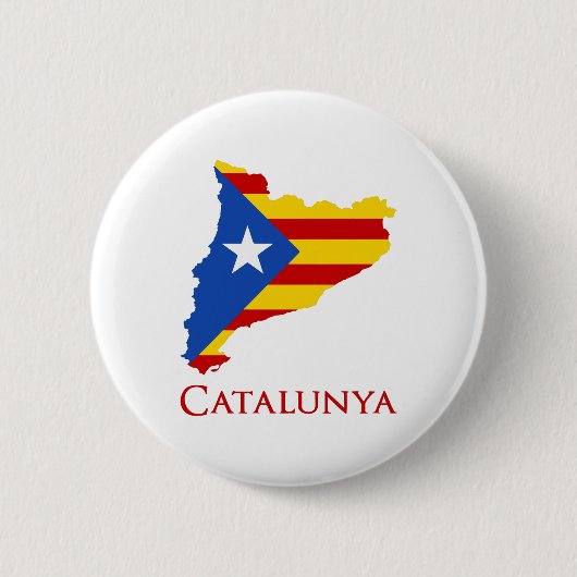 カタルーニャ 缶バッジ (正面)