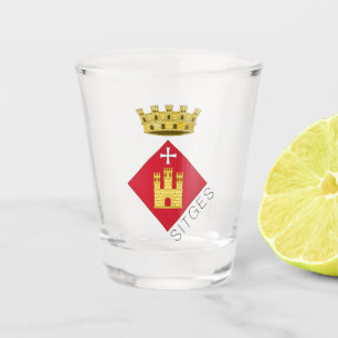 カタルーニャ(ESP)腕のシッチコート ショットグラス