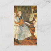 カタル・メンドの娘；ピエール・アウグスト・ルノアール 名刺 (裏面)