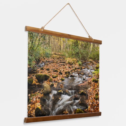 カタロオーシェクリークNCスモ素晴らしキー山脈 吊り下げ型タペストリー (傾斜あり)