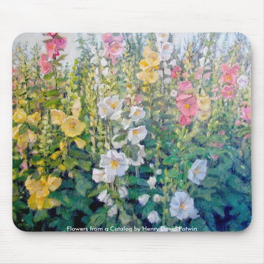 カタログからの花 マウスパッド (正面)