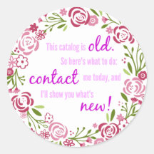 カタログのステッカーラベル