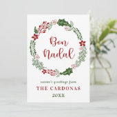 カタロニアのメリークリスマスカスタム シーズンカード (スタンド正面)