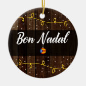 カタロニアのメリークリスマス、Esteladesの糖菓Nadal セラミックオーナメント (正面)