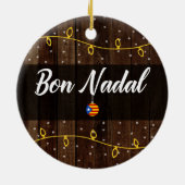 カタロニアのメリークリスマス、Esteladesの糖菓Nadal セラミックオーナメント (裏面)