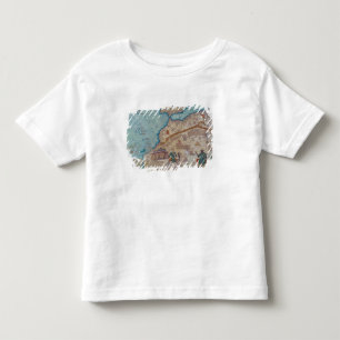 カタロニアの地図書からの詳細、1375年 トドラーTシャツ