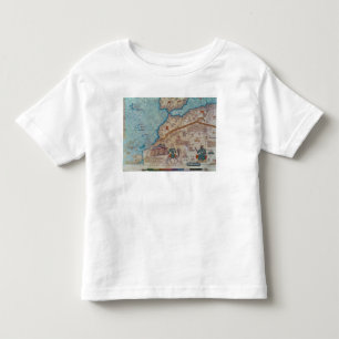 カタロニアの地図書からの詳細、1375年 トドラーTシャツ