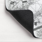 カタロニアの地図書からの詳細、1375年 マウスパッド (コーナー)