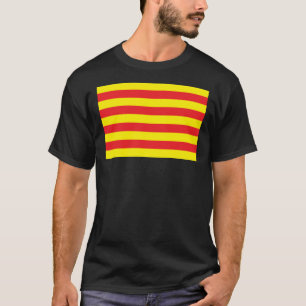 カタロニアの旗のTシャツ Tシャツ