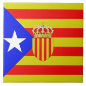 カタロニアの旗 タイル (正面)