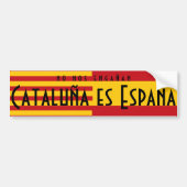 カタロニアはスペインだ バンパーステッカー (正面)