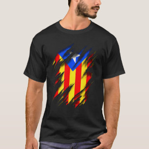カタロニアカタロニア国旗エステラダブラヴァ Tシャツ