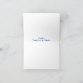 カタロニア国旗のサンキューカード サンキューカード (内部)