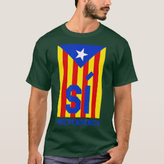 カタロニア国旗のシャツカタルーニャ独立 Tシャツ
