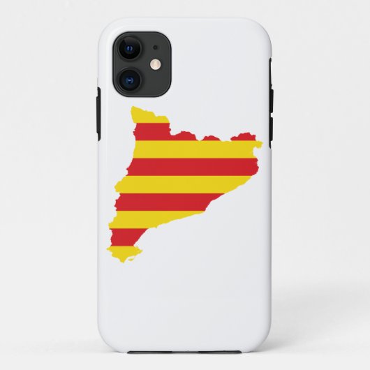 カタロニア国旗の地図 Case-Mate iPhoneケース (裏面)