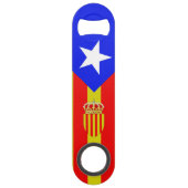 カタロニア国旗の紋章 スピード栓抜き (裏面)