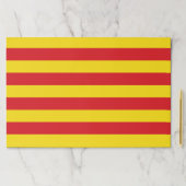 カタロニア国旗を掲げたティアウェイ紙パッド ペーパーパッド (インサイチュ)