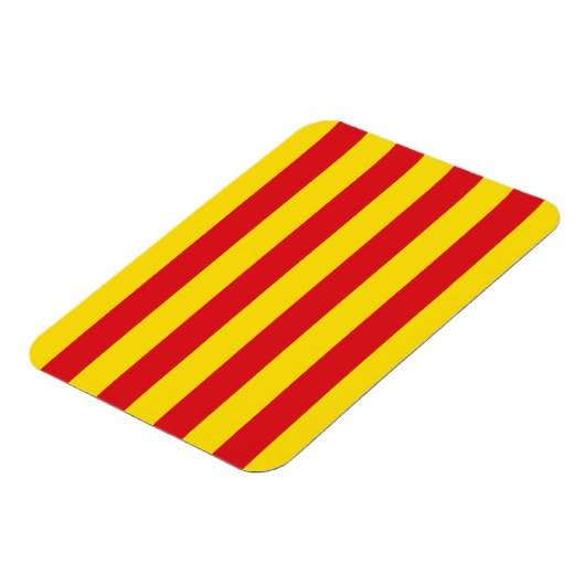 カタロニア国旗を掲げたフレキシブルなフォトマグネット マグネット