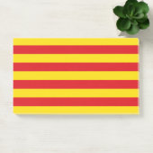 カタロニア国旗を掲げた備考 ポストイット (オフィス)