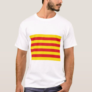 カタロニア国旗を掲げたTシャツ Tシャツ