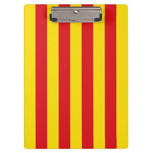 カタロニア国旗（カタロニア） クリップボード (正面)