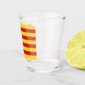 カタロニア国旗（カタロニア） ショットグラス (右)