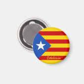 カタロニア国旗&カタロニア – ラセニエラエステラダ マグネット (正面/裏面)