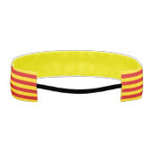 カタロニア国旗&カタロニア – ラセニエラファッション アスレチックヘッドバンド (裏面)