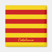 カタロニア国旗&カタロニア – ラセニエラファッション マグネット (正面)