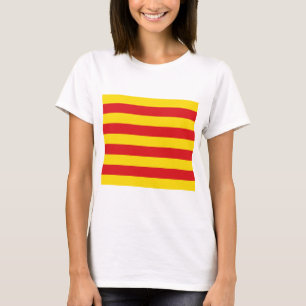 カタロニア国旗(カタロニア) Tシャツ