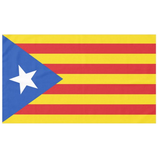 カタロニア国旗 テーブルクロス (正面(横))