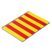 カタロニア国旗 ノートブック (左側)