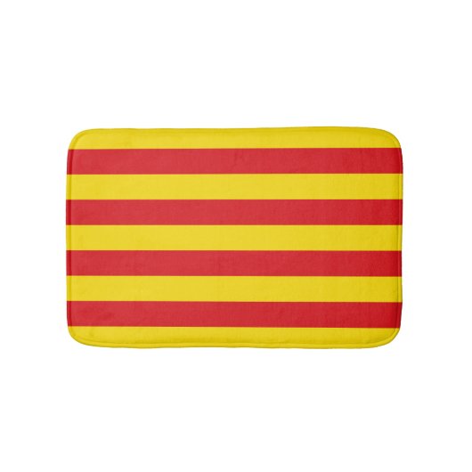 カタロニア国旗 バスマット (正面)