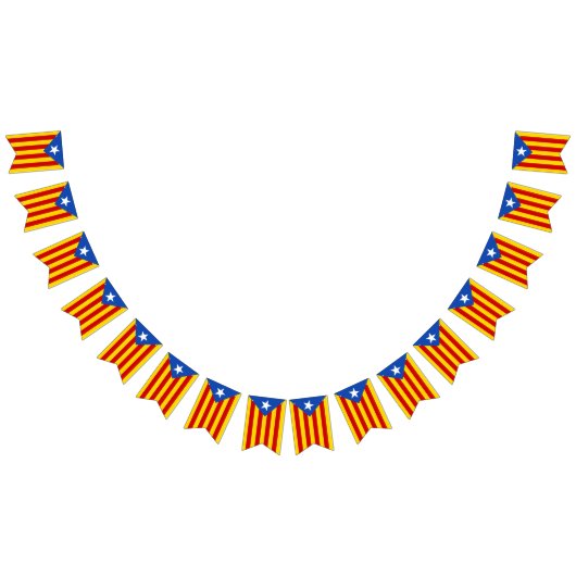 カタロニア国旗、パーティーラセニエラエステラ結婚/s バンティングフラッグ (全)