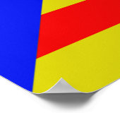 カタロニア国旗 ポスター (角)